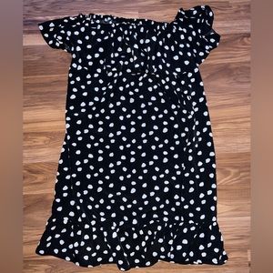 off the shoulder dress